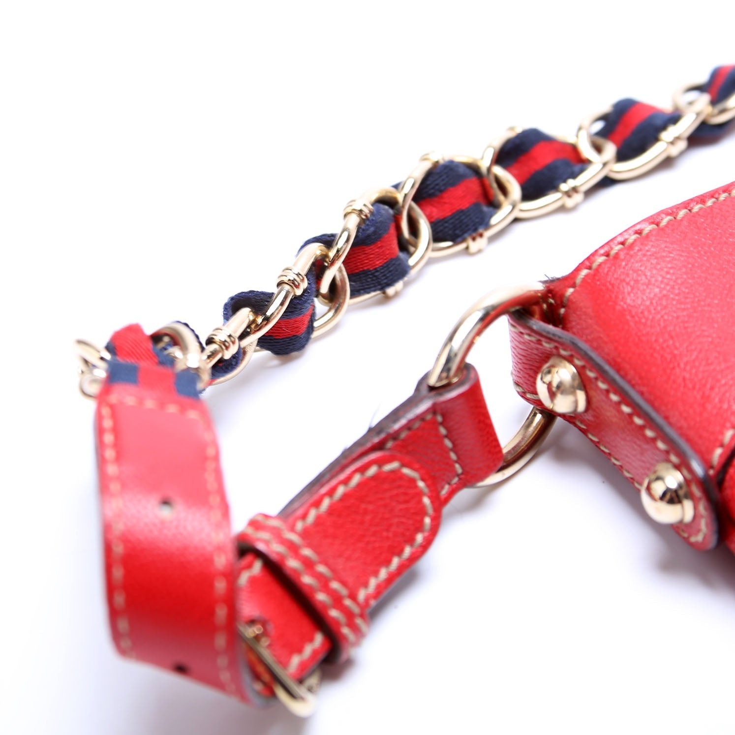 152461 Capri Shoulder Medium Leather Red
