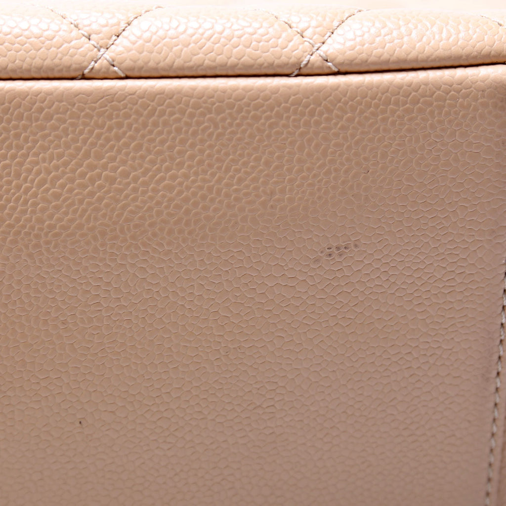 Grand Shopping Tote Caviar Tan