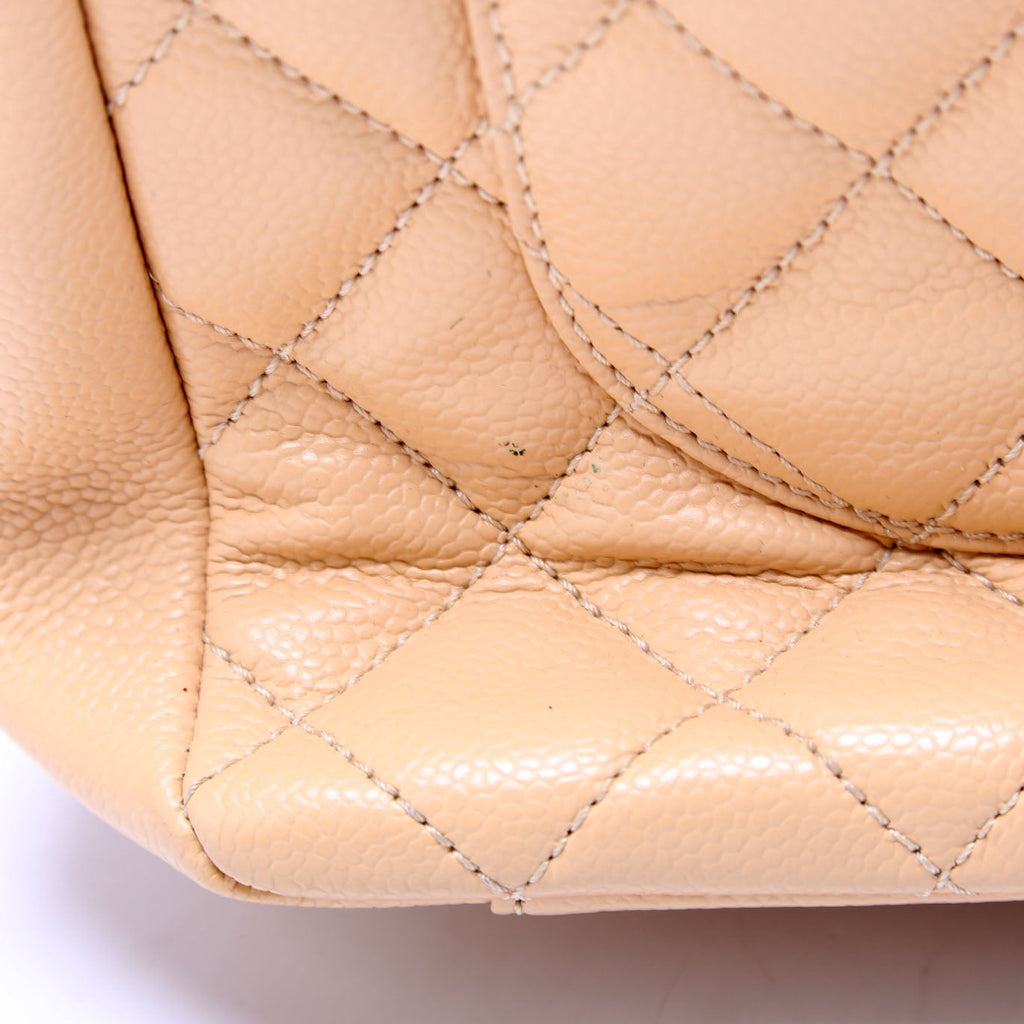 Grand Shopping Tote Caviar Tan