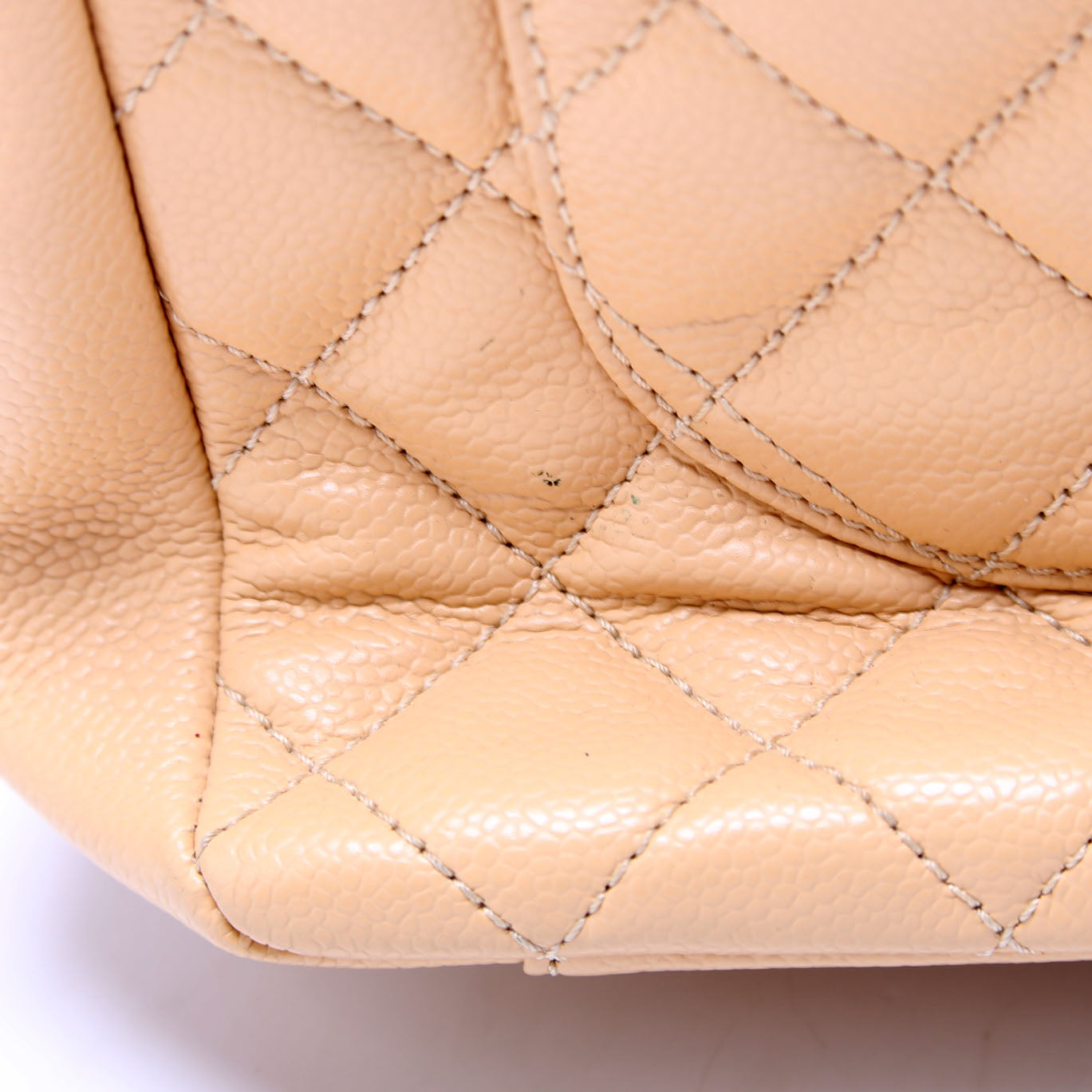 Grand Shopping Tote Caviar Tan
