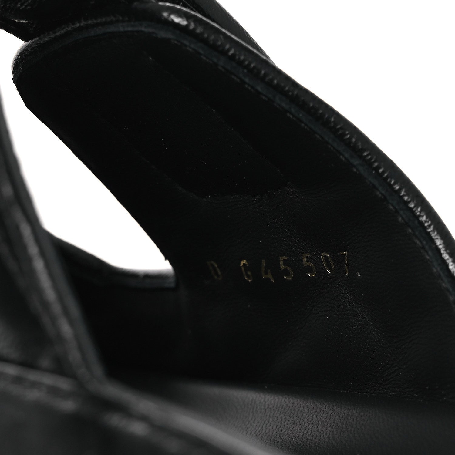 Lambskin Quilted Velcro Dad Chain CC Slide Sandals 38.5 Black