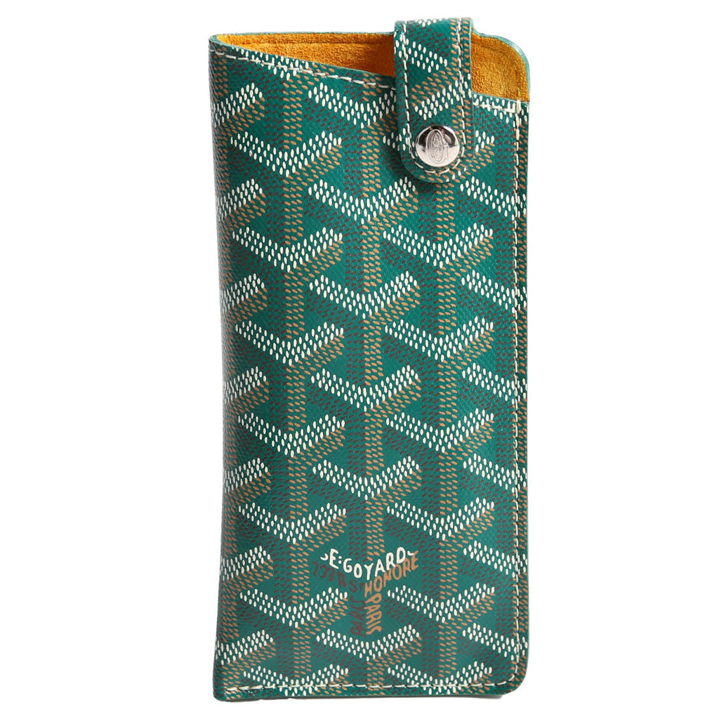 Montmartre PM Glasses Case Goyardine Canvas Green