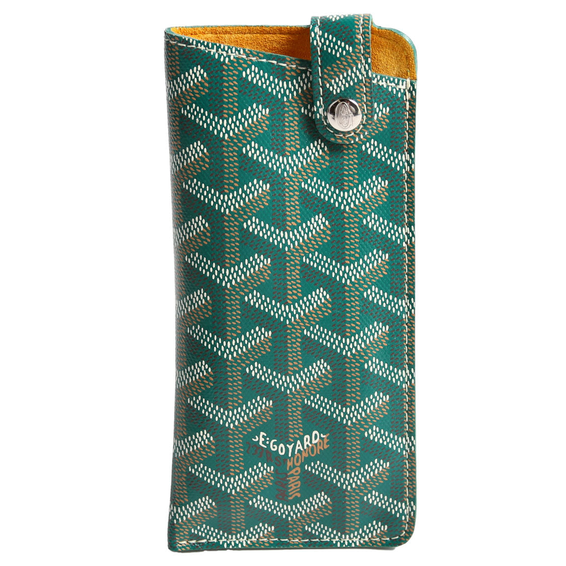 Montmartre PM Glasses Case Goyardine Canvas Green