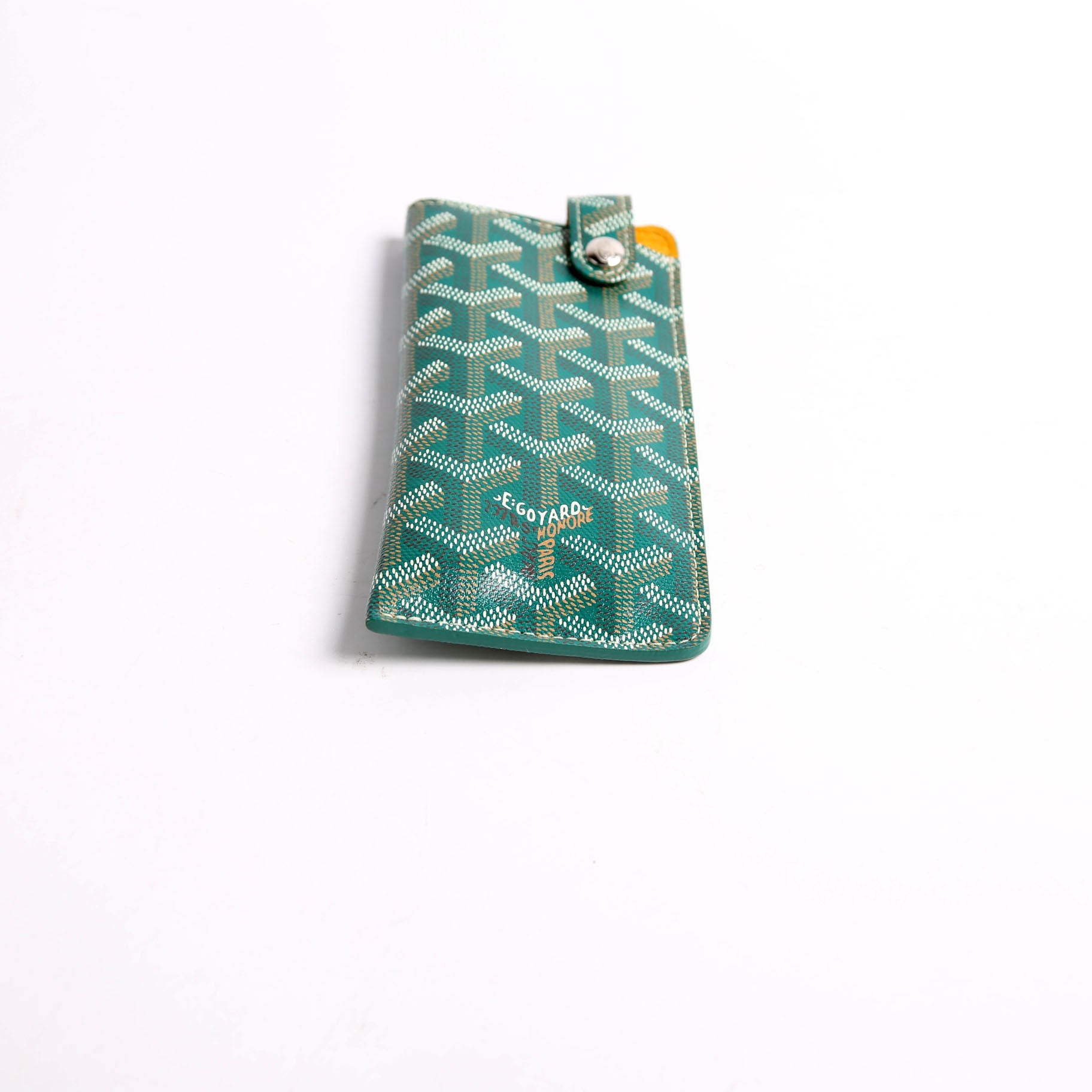 Montmartre PM Glasses Case Goyardine Canvas Green