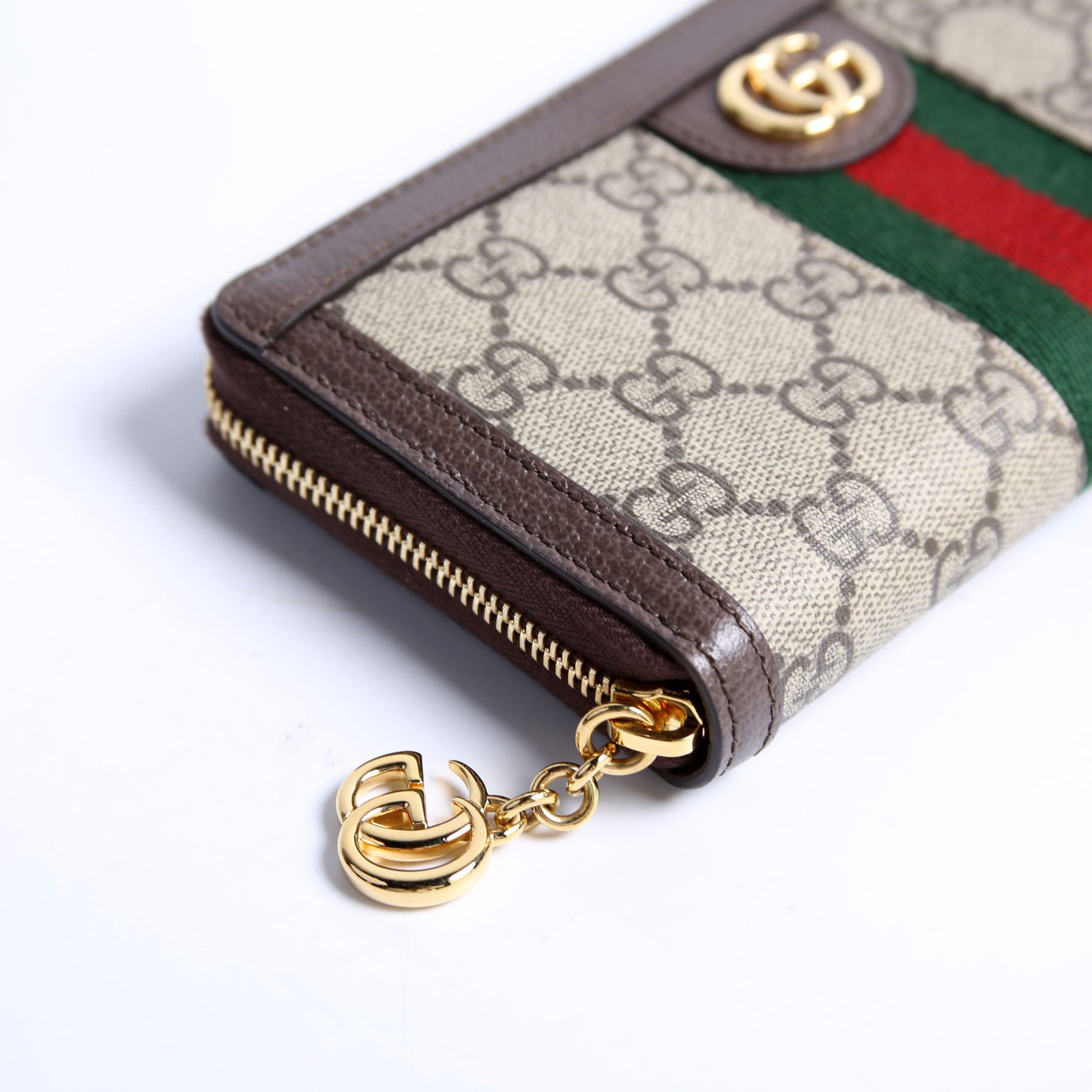 523154 GG Supreme Ophidia Zip Wallet