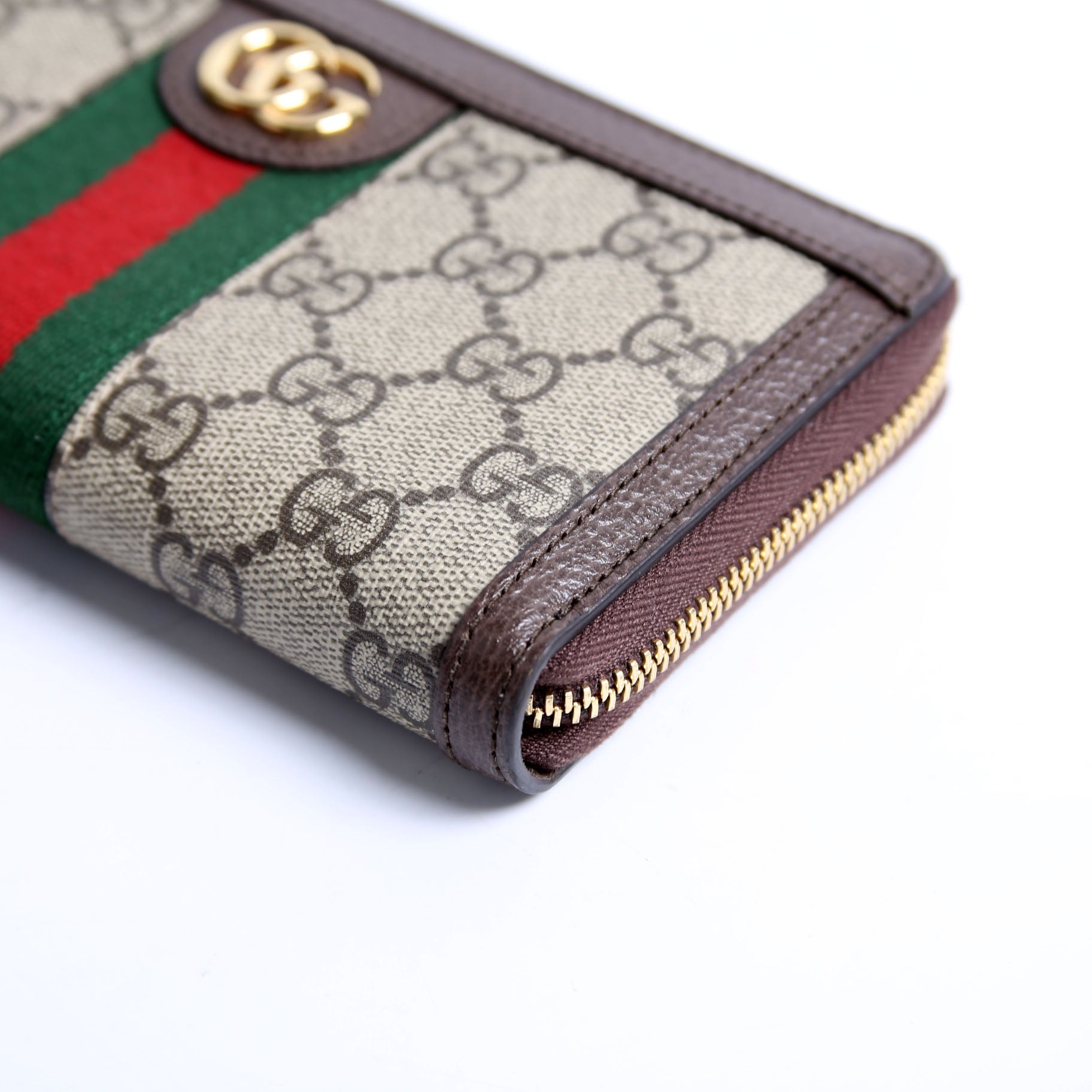 523154 GG Supreme Ophidia Zip Wallet