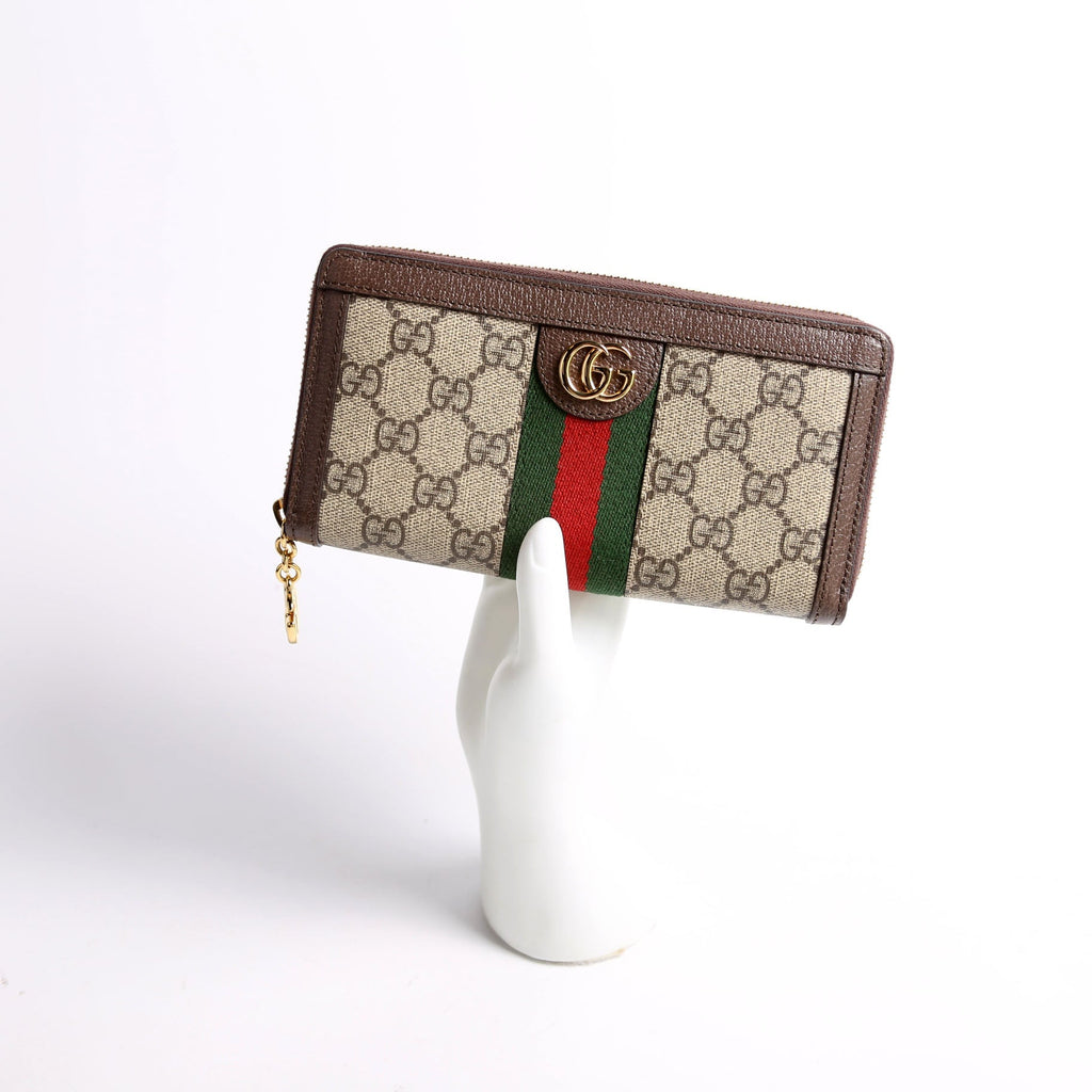 523154 GG Supreme Ophidia Zip Wallet