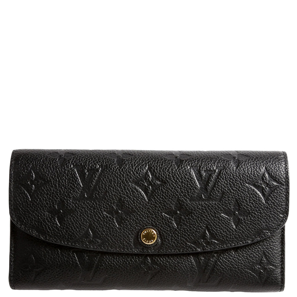 Emilie Wallet Empreinte Black