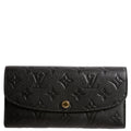 Emilie Wallet Empreinte Black