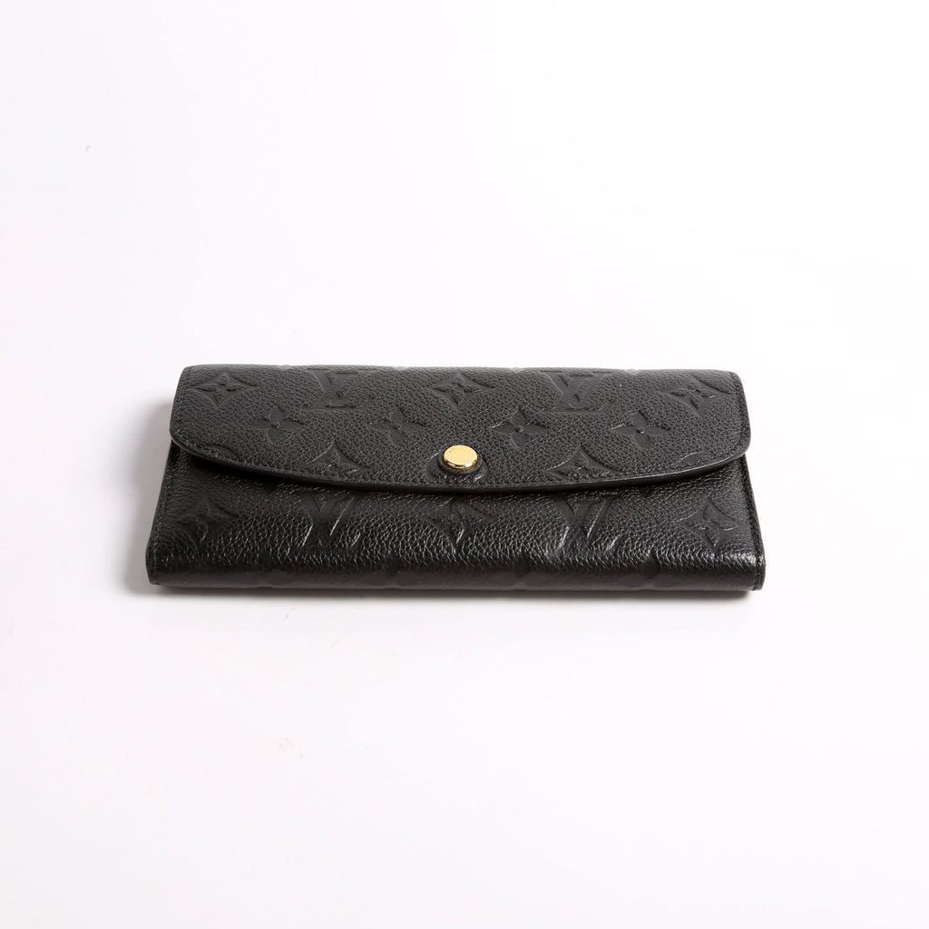 Emilie Wallet Empreinte Black