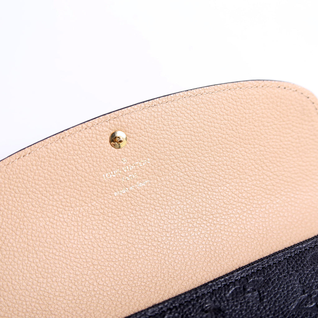 Emilie Wallet Empreinte Black
