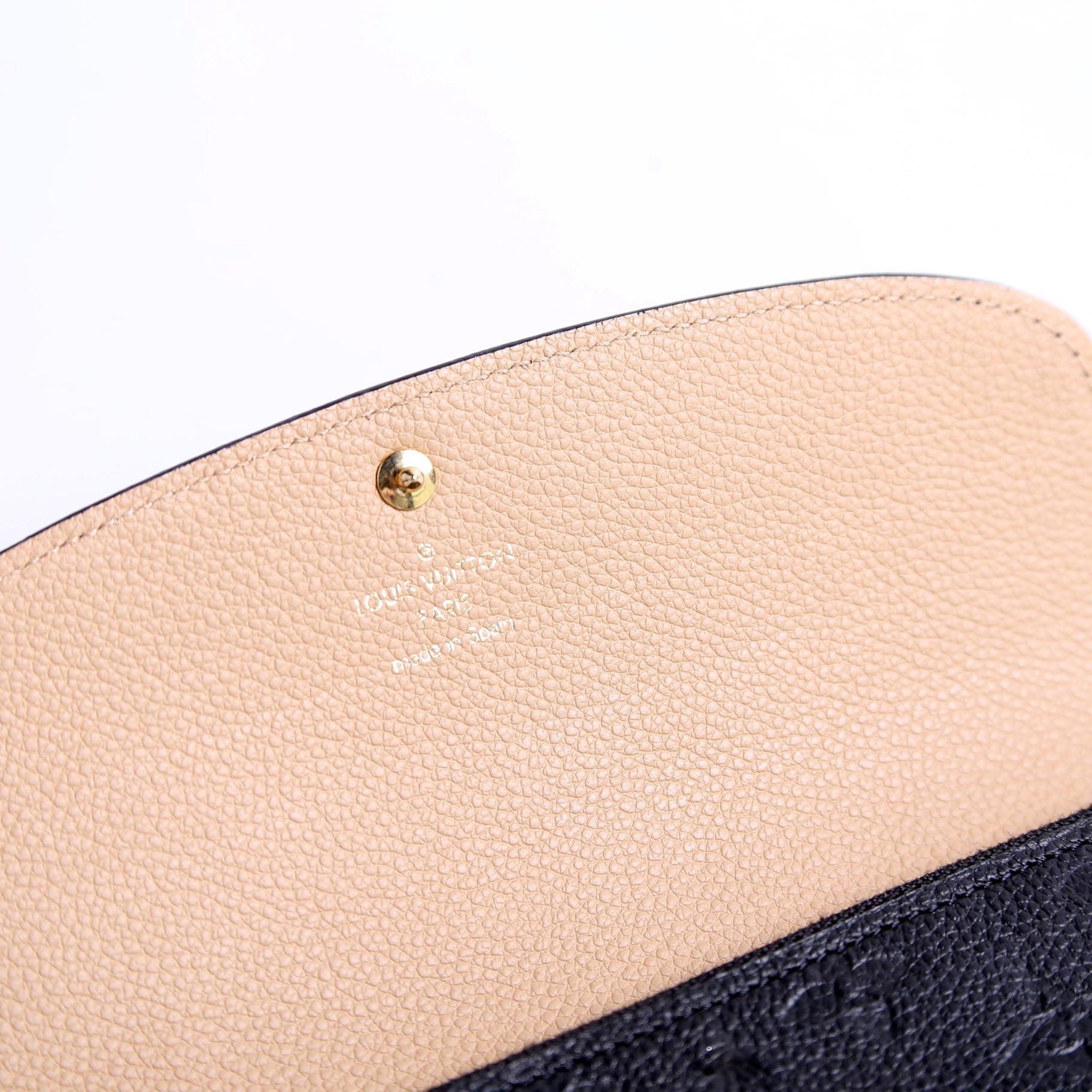 Emilie Wallet Empreinte Black