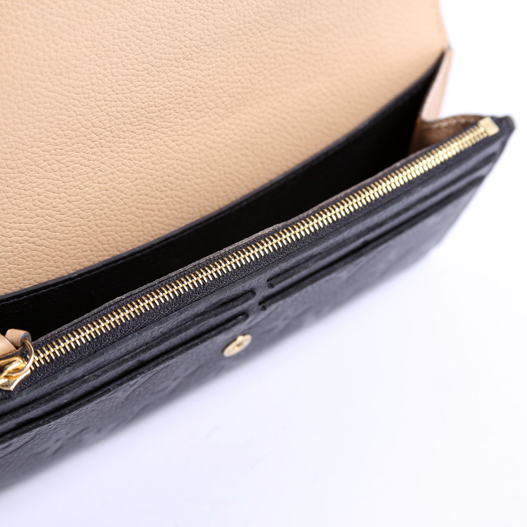 Emilie Wallet Empreinte Black