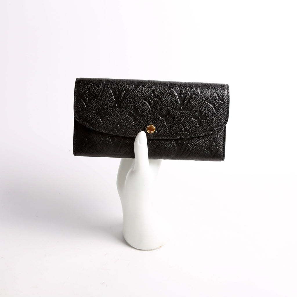 Emilie Wallet Empreinte Black