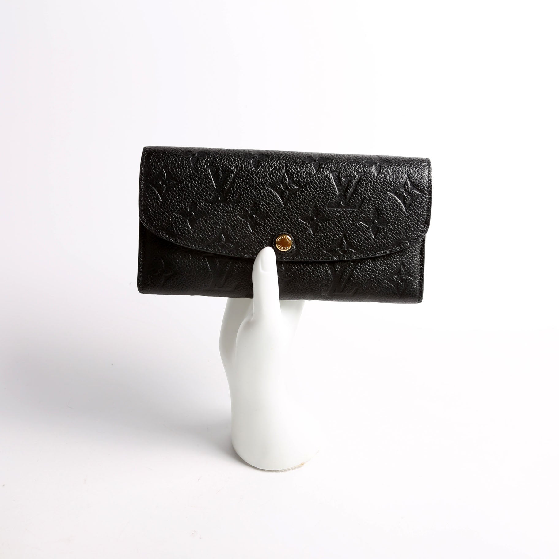 Emilie Wallet Empreinte Black