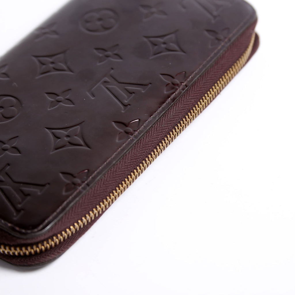 Zippy Wallet Vernis Burgundy