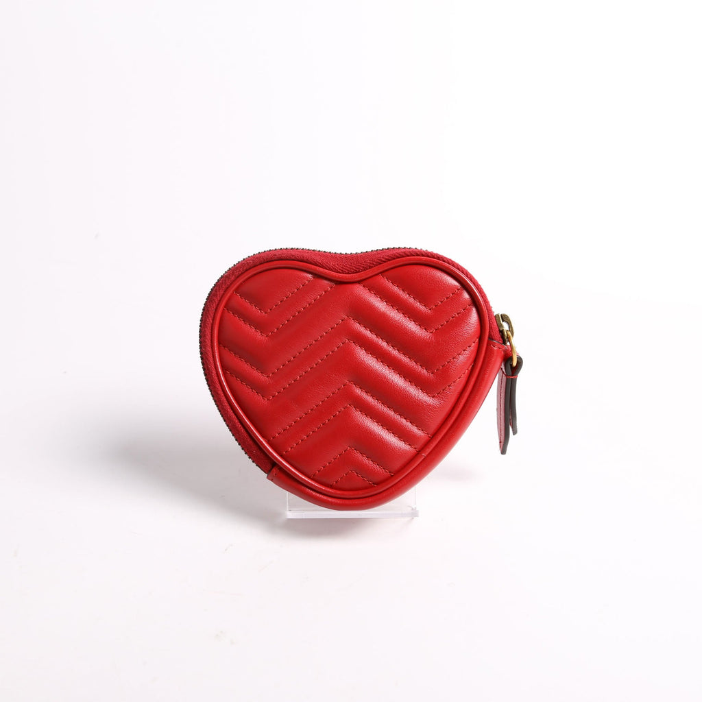 699517 Marmont Heart Key/Coin Pouch Red