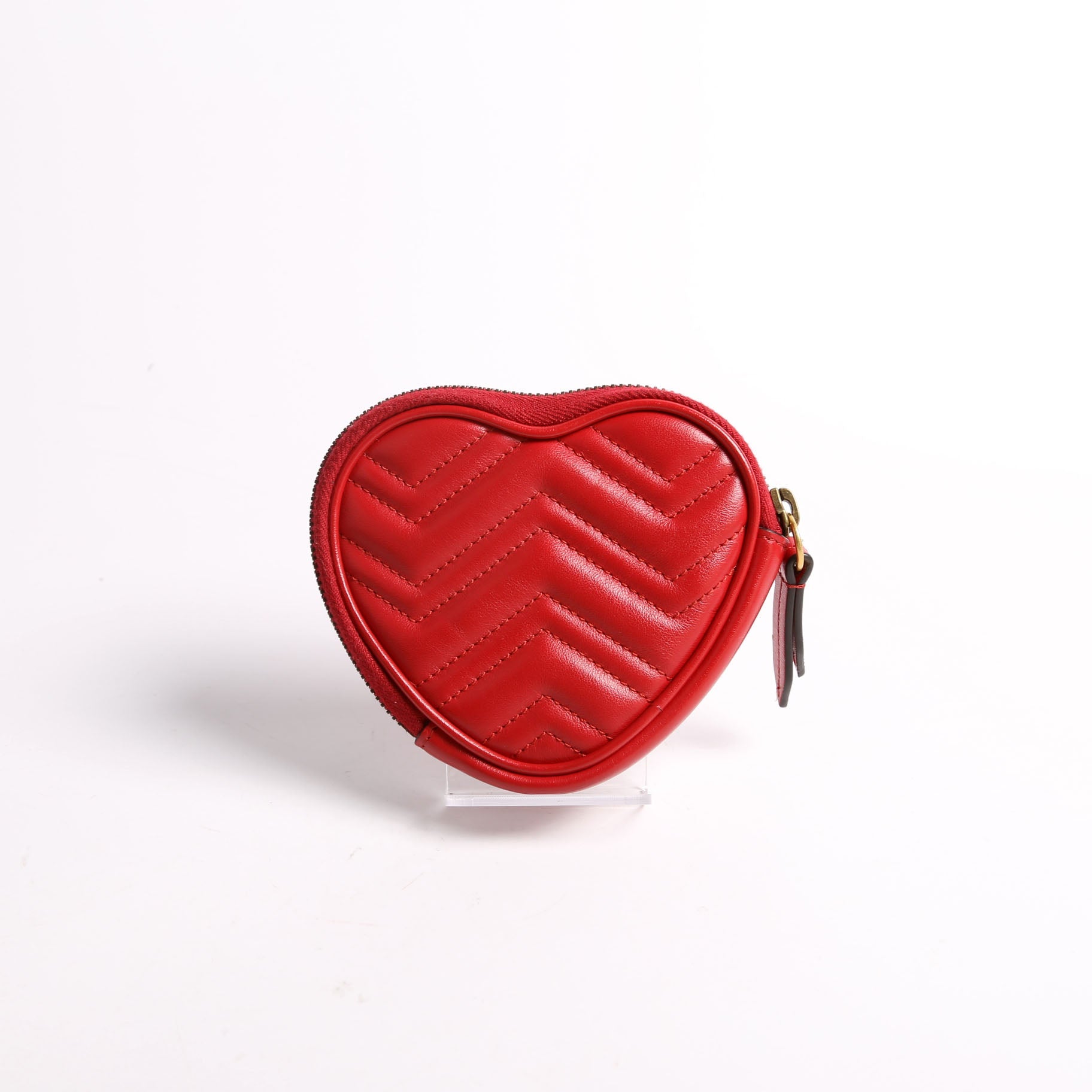 699517 Marmont Heart Key/Coin Pouch Red