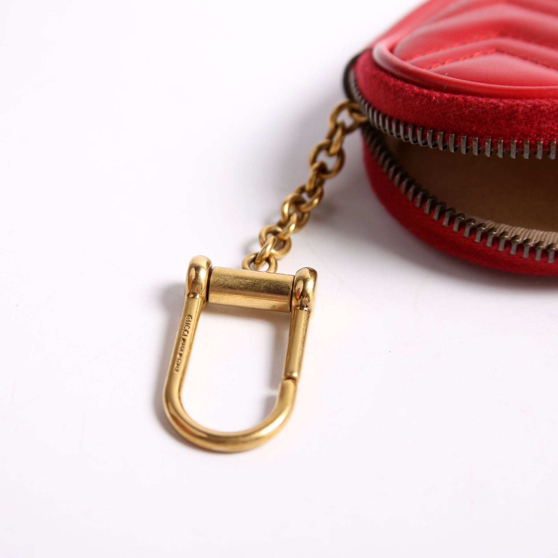 699517 Marmont Heart Key/Coin Pouch Red