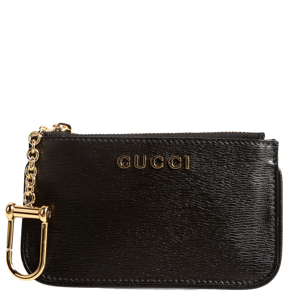 790102 Script Key Case Black