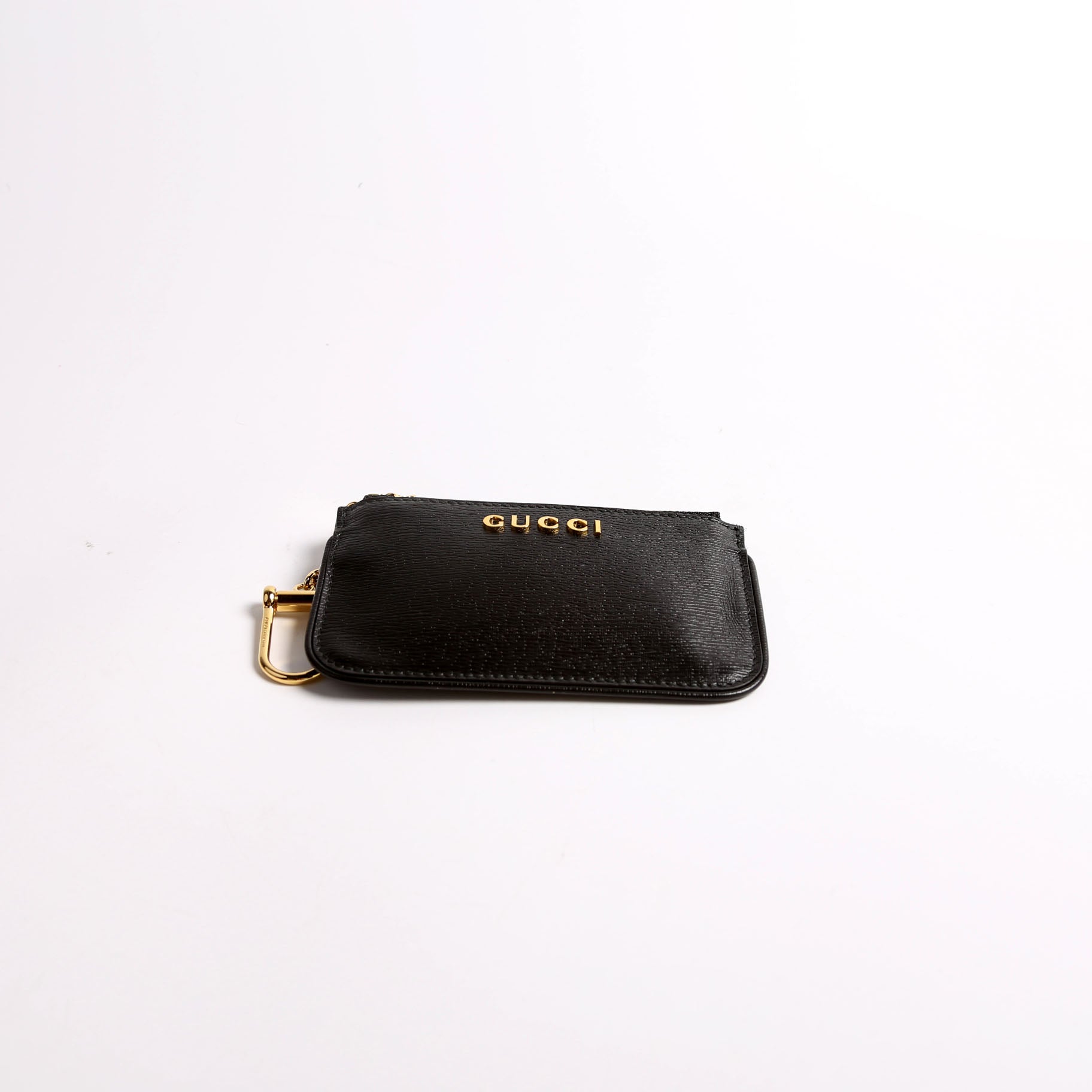 790102 Script Key Case Black