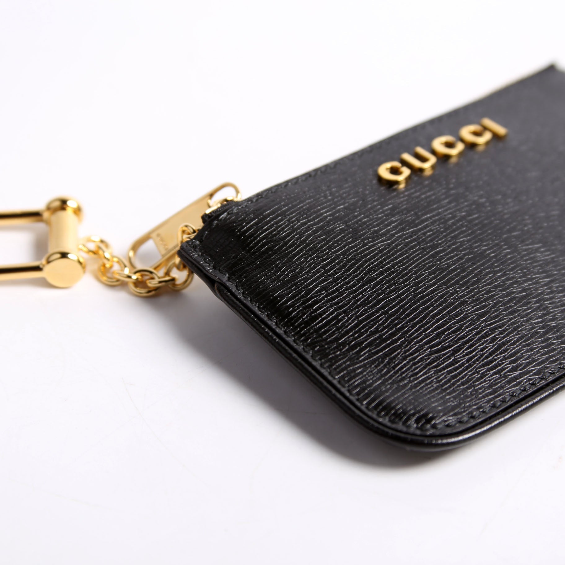 790102 Script Key Case Black