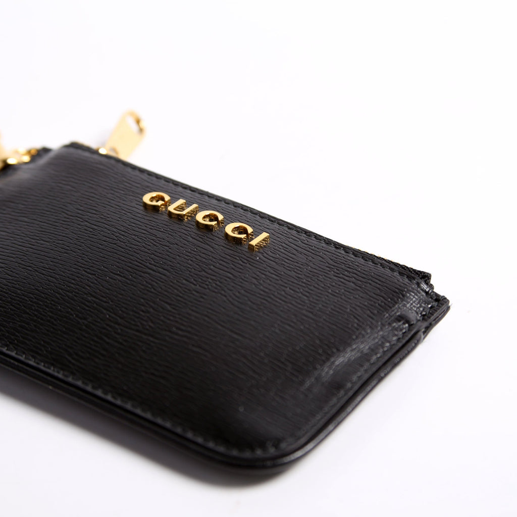 790102 Script Key Case Black