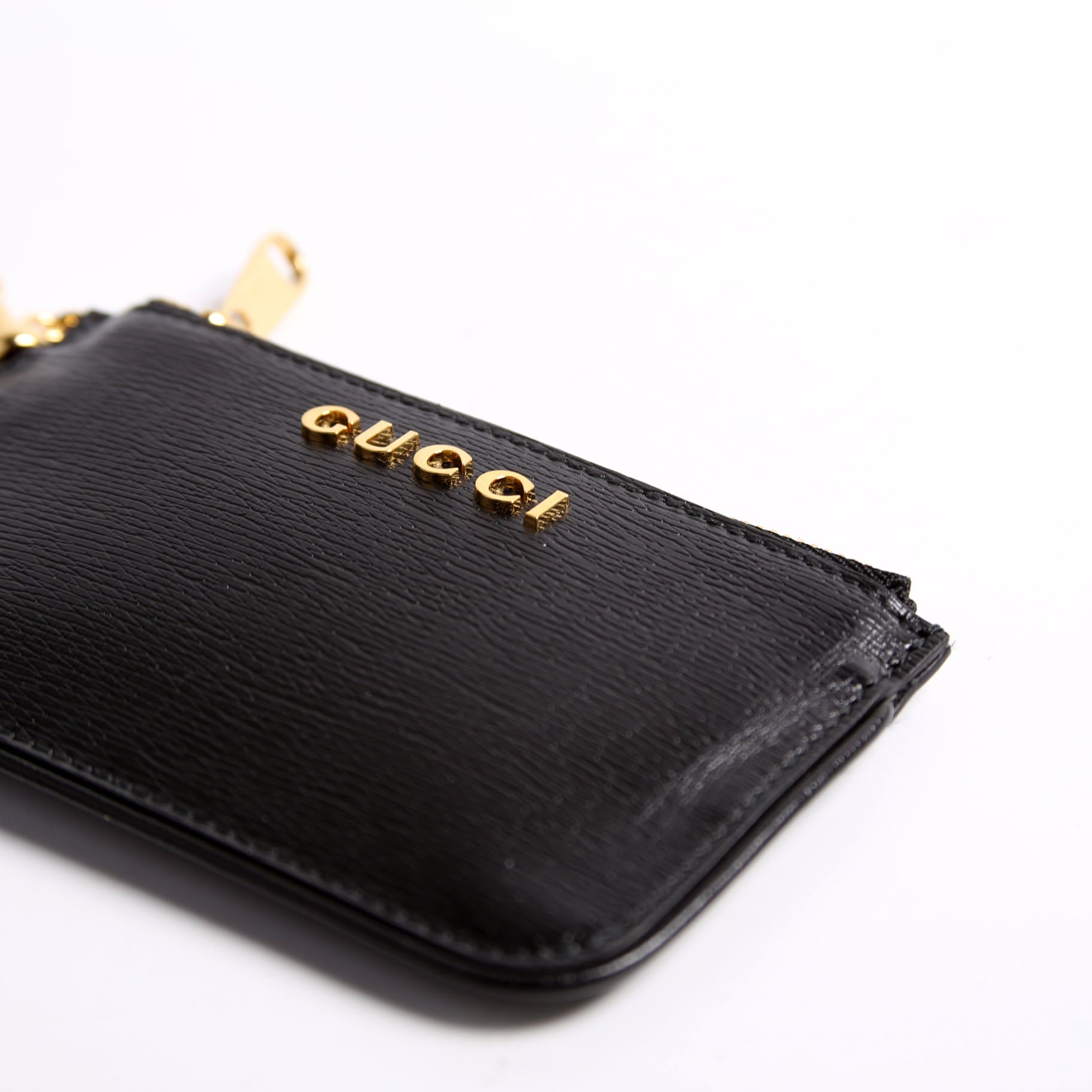 790102 Script Key Case Black