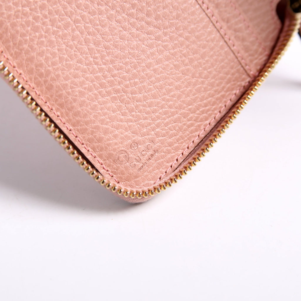 Gucci 464884 Betty Bifold Zip Wallet
