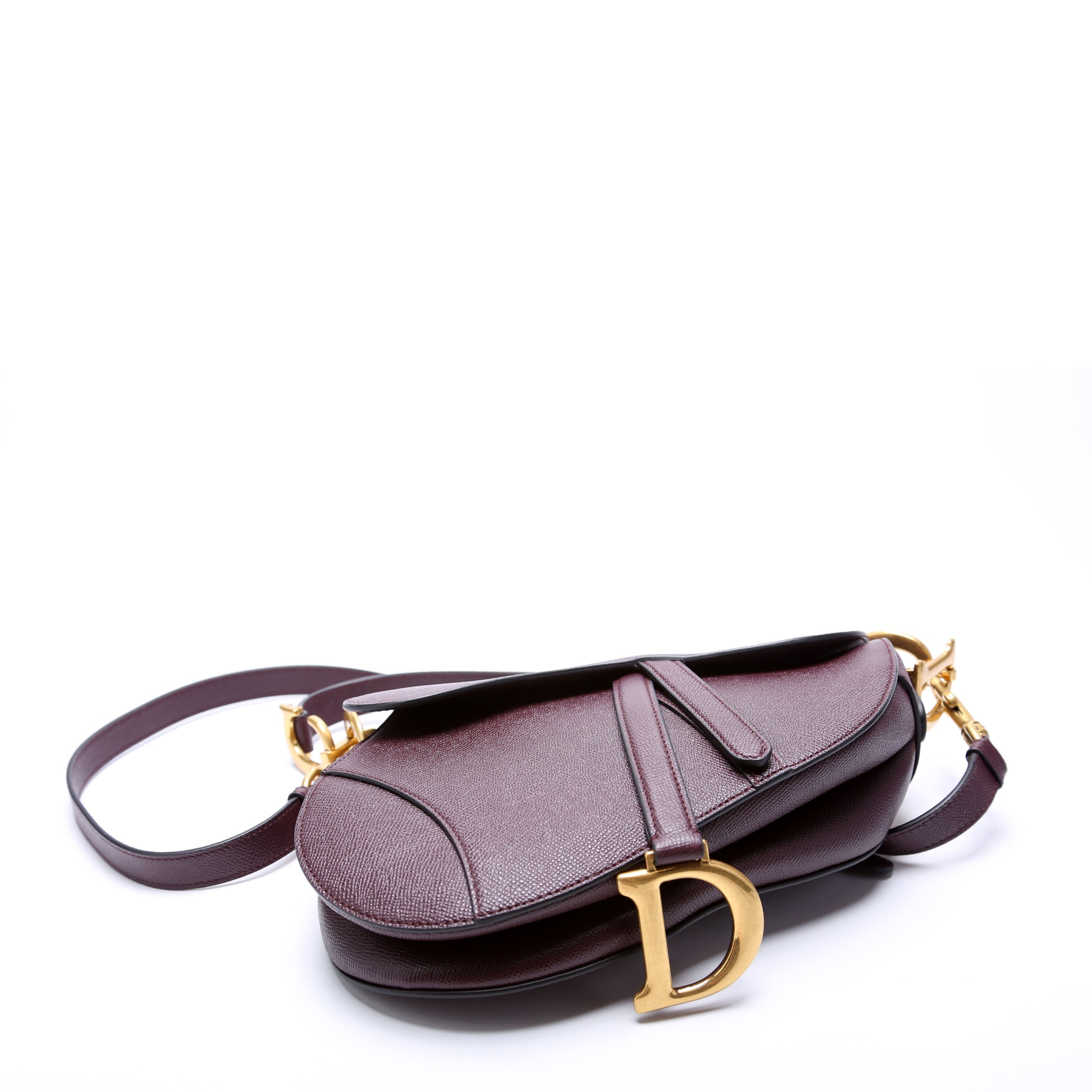 Saddle Bag Leather Plum