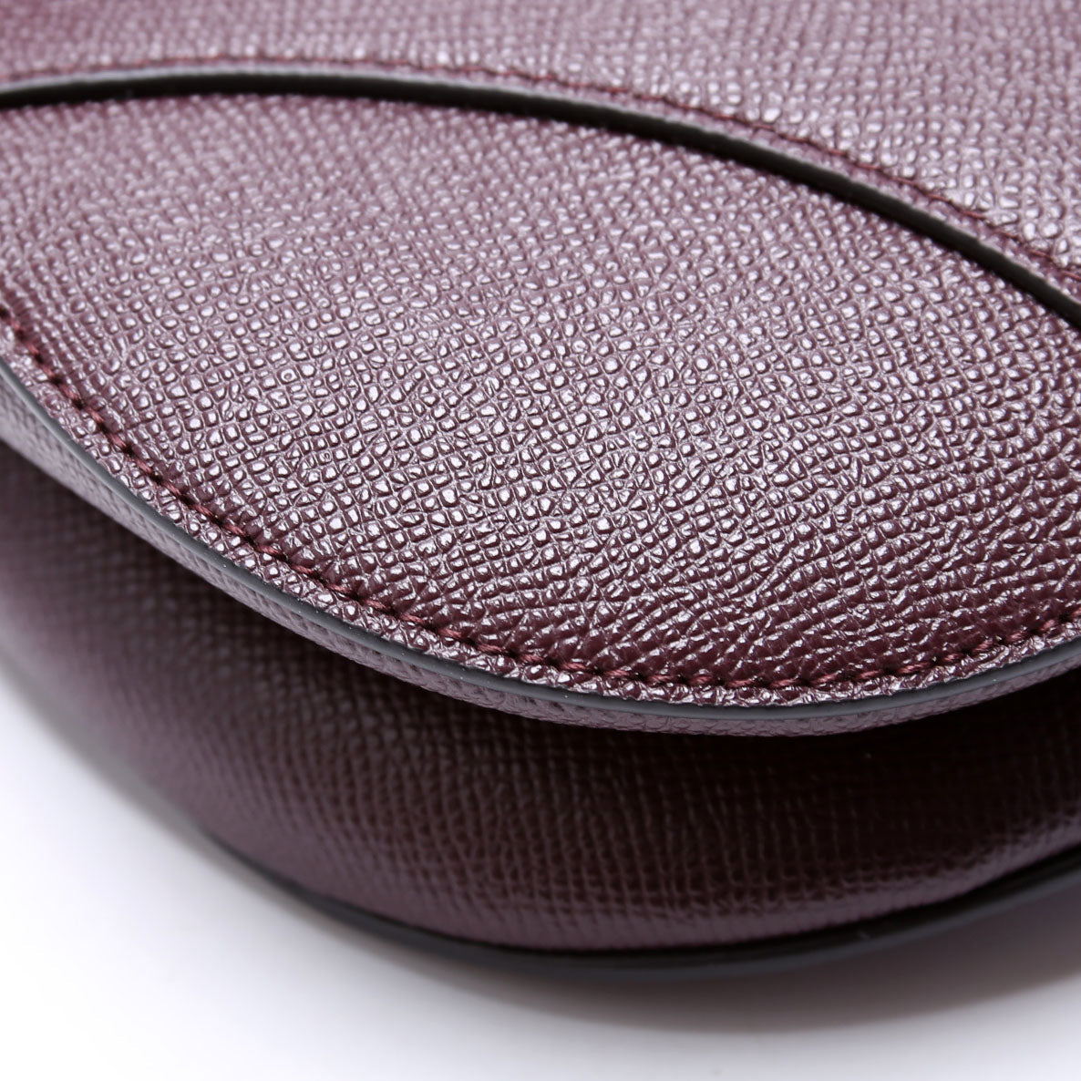 Saddle Bag Leather Plum