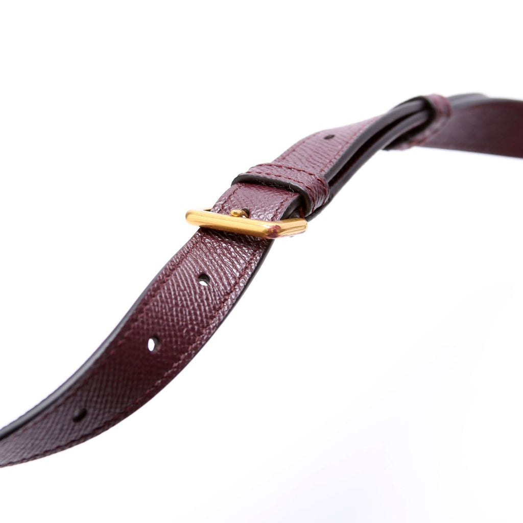 Saddle Bag Leather Plum