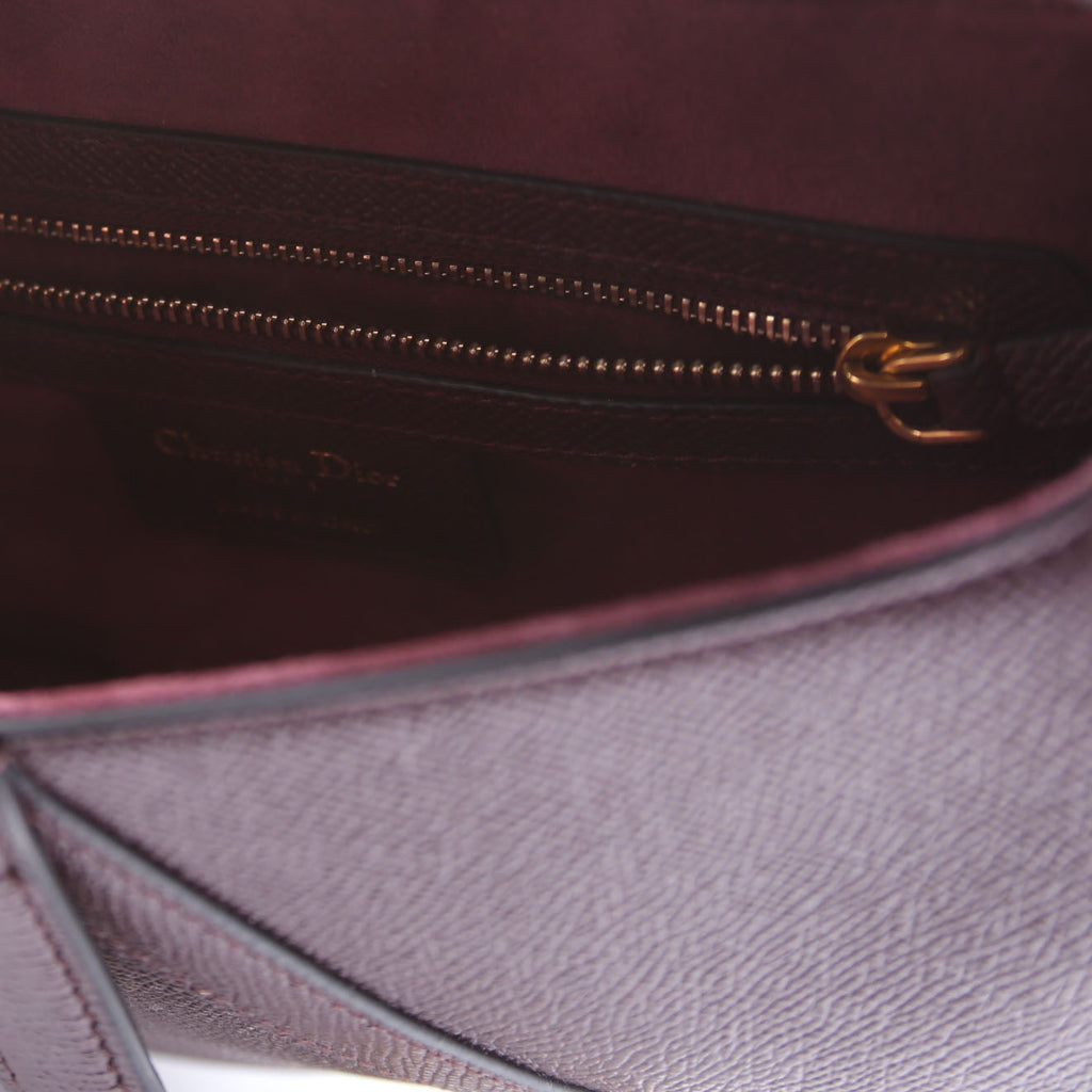 Saddle Bag Leather Plum