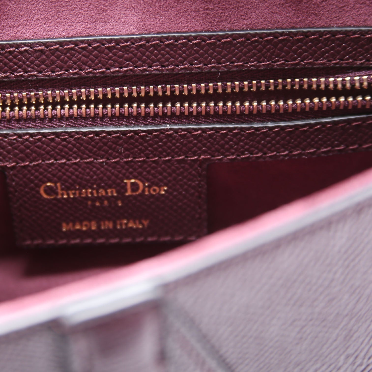 Saddle Bag Leather Plum
