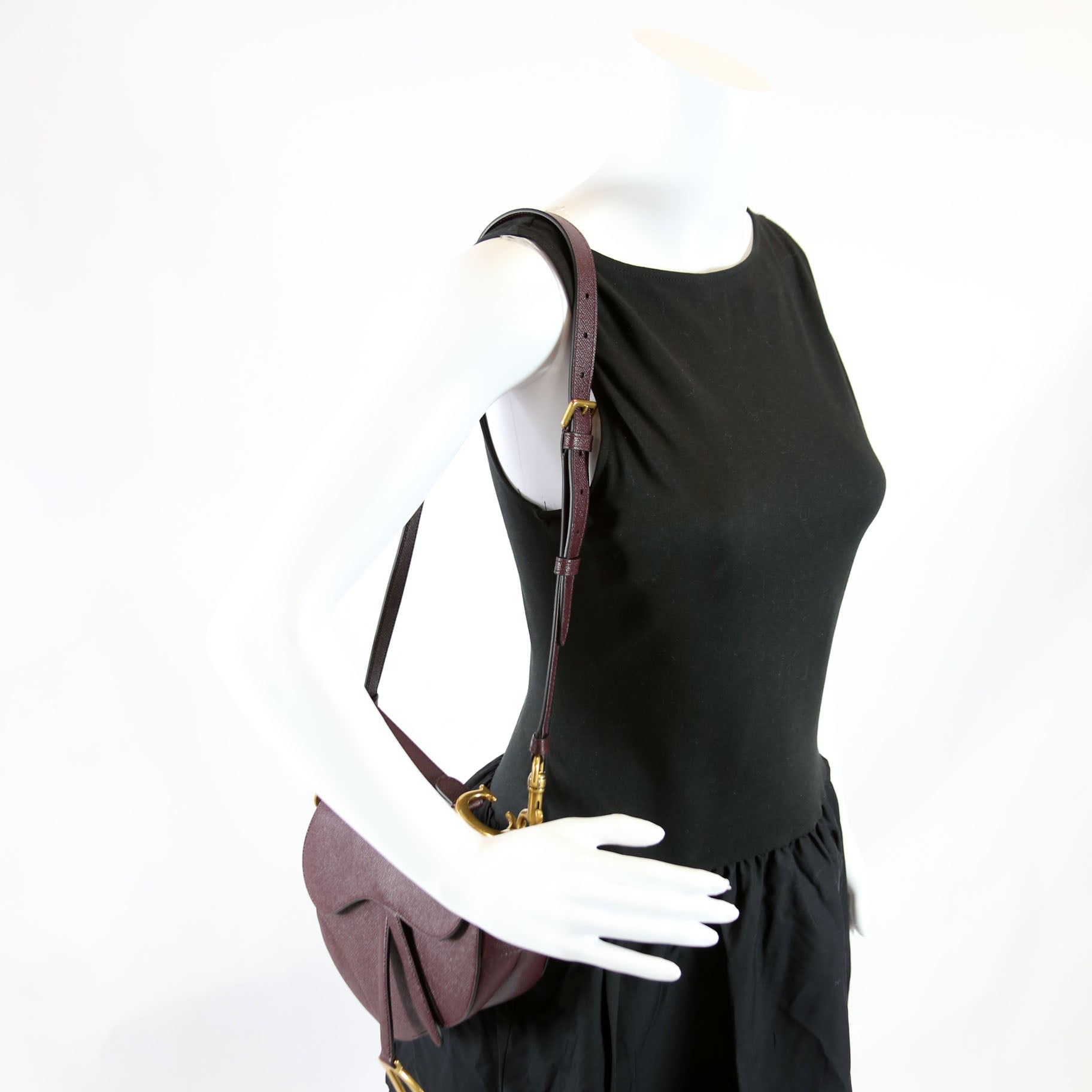 Saddle Bag Leather Plum