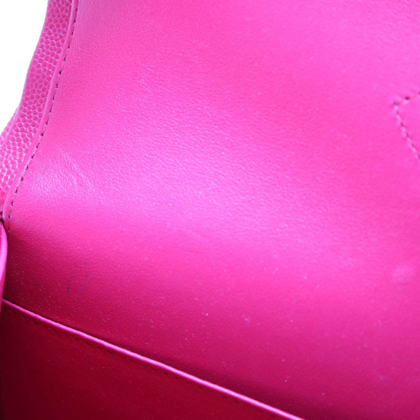Classic Flap Jumbo Caviar RFID Pink
