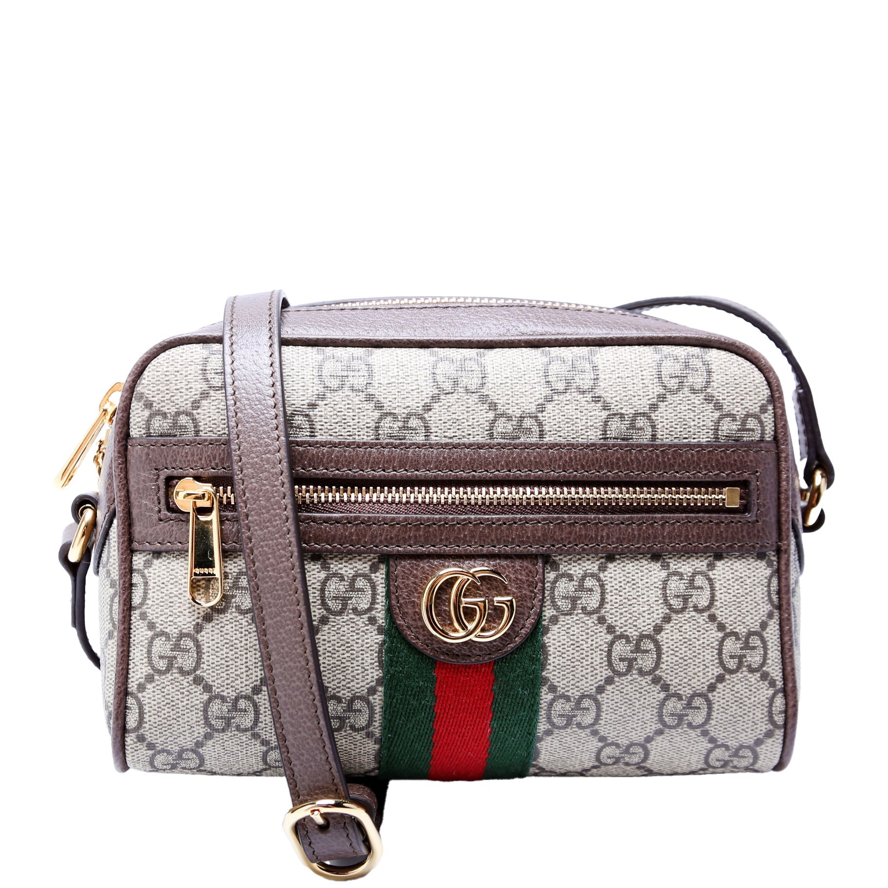 816359 GG Supreme Mini Ophidia Brown
