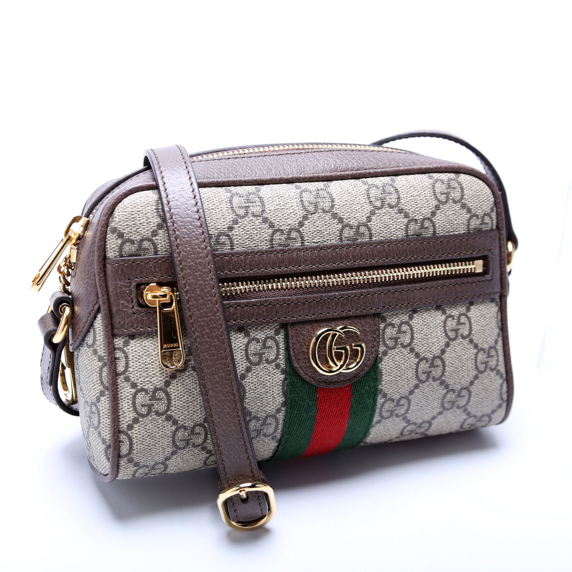 816359 GG Supreme Mini Ophidia Brown