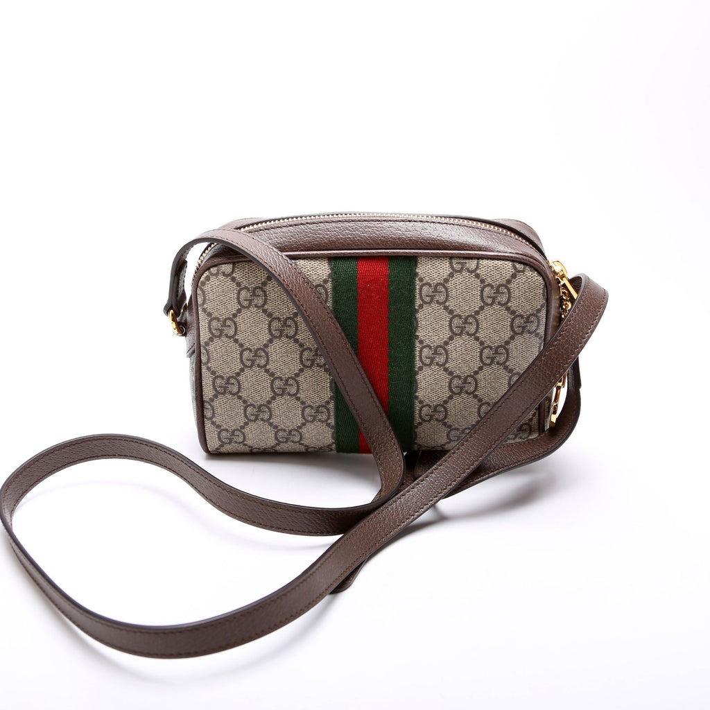 816359 GG Supreme Mini Ophidia Brown