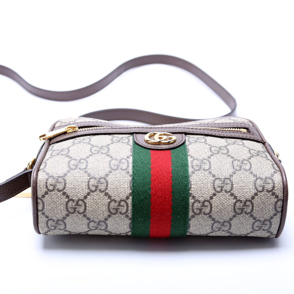816359 GG Supreme Mini Ophidia Brown