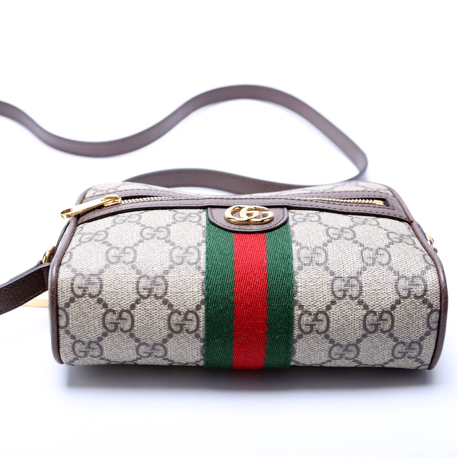 816359 GG Supreme Mini Ophidia Brown