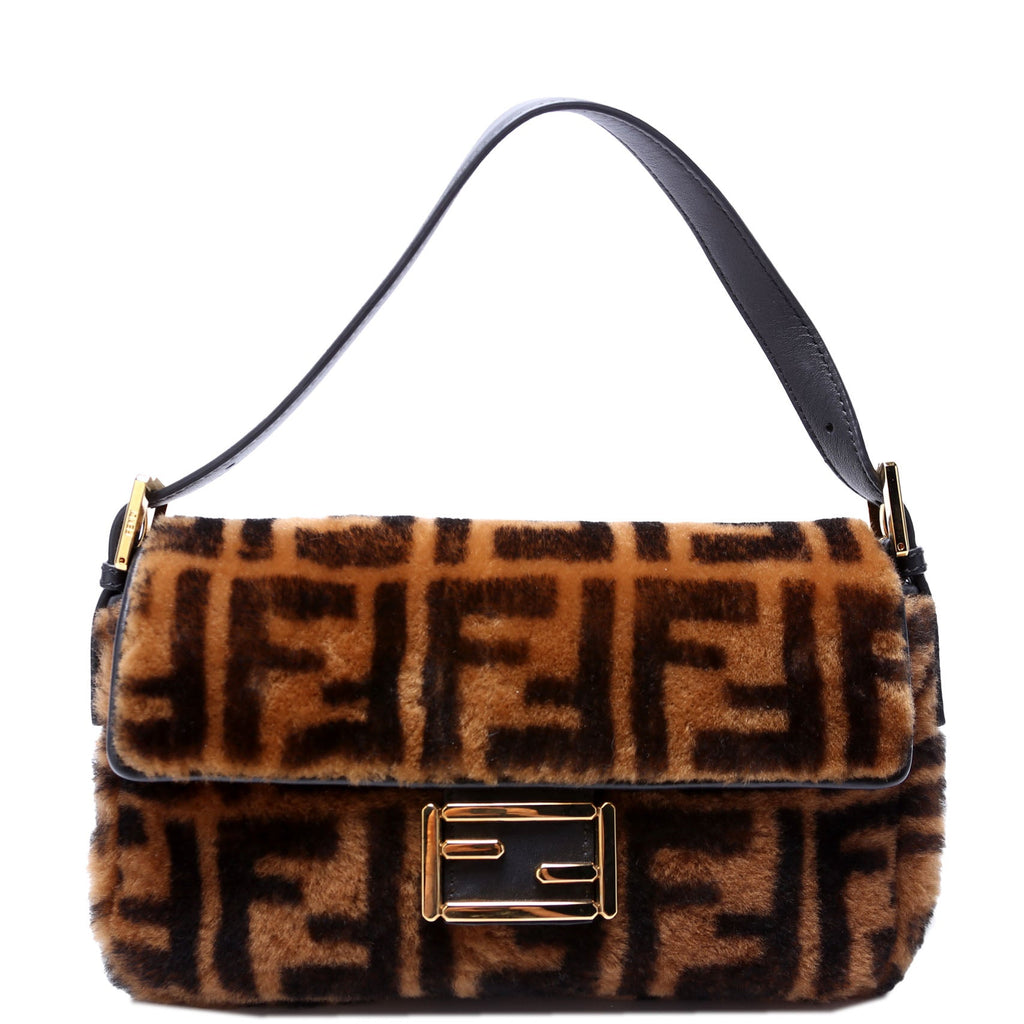 8BR600 Baguette FF Shearling Brown/Black