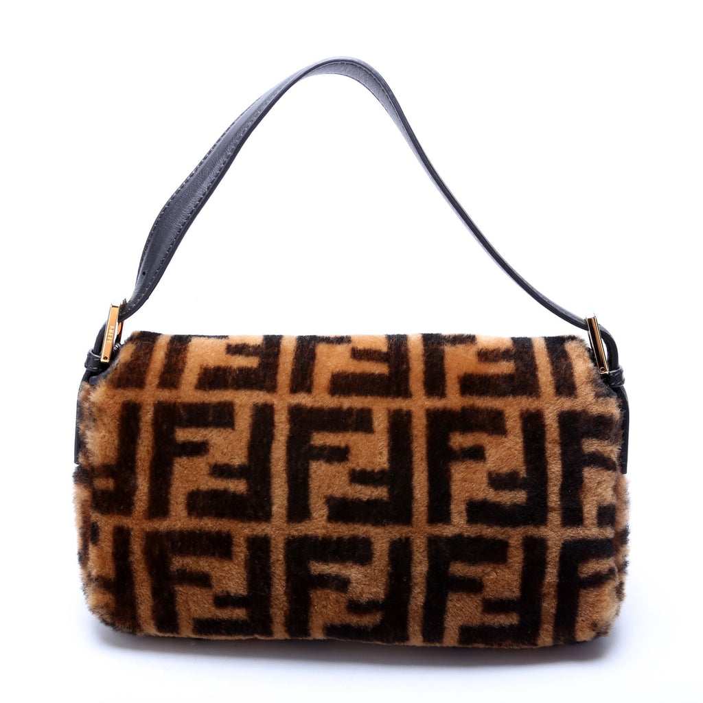 8BR600 Baguette FF Shearling Brown/Black