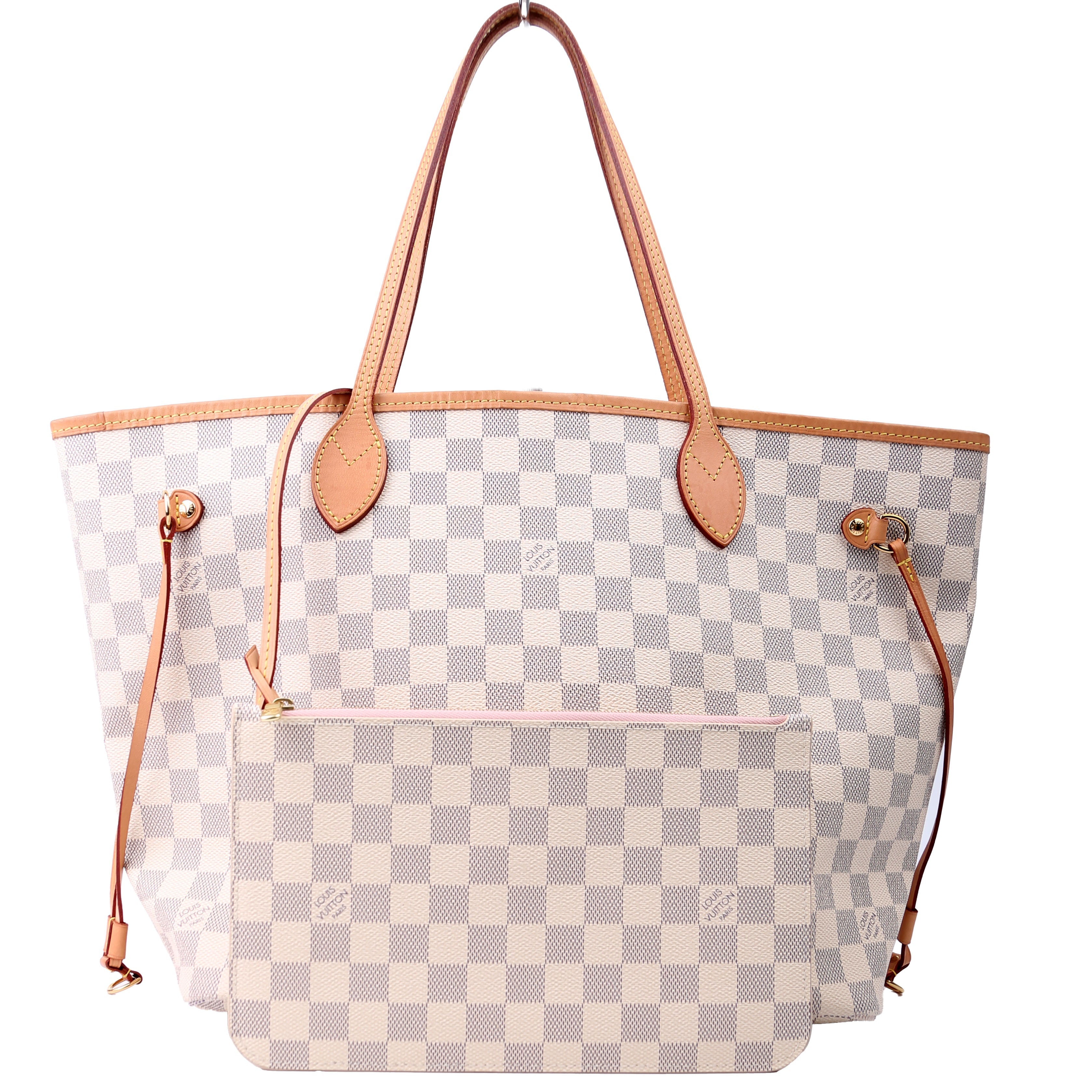 Neverfull with Wallet MM Damier Azur
