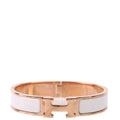 Clic Clac Narrow PM Bracelet Gold/White