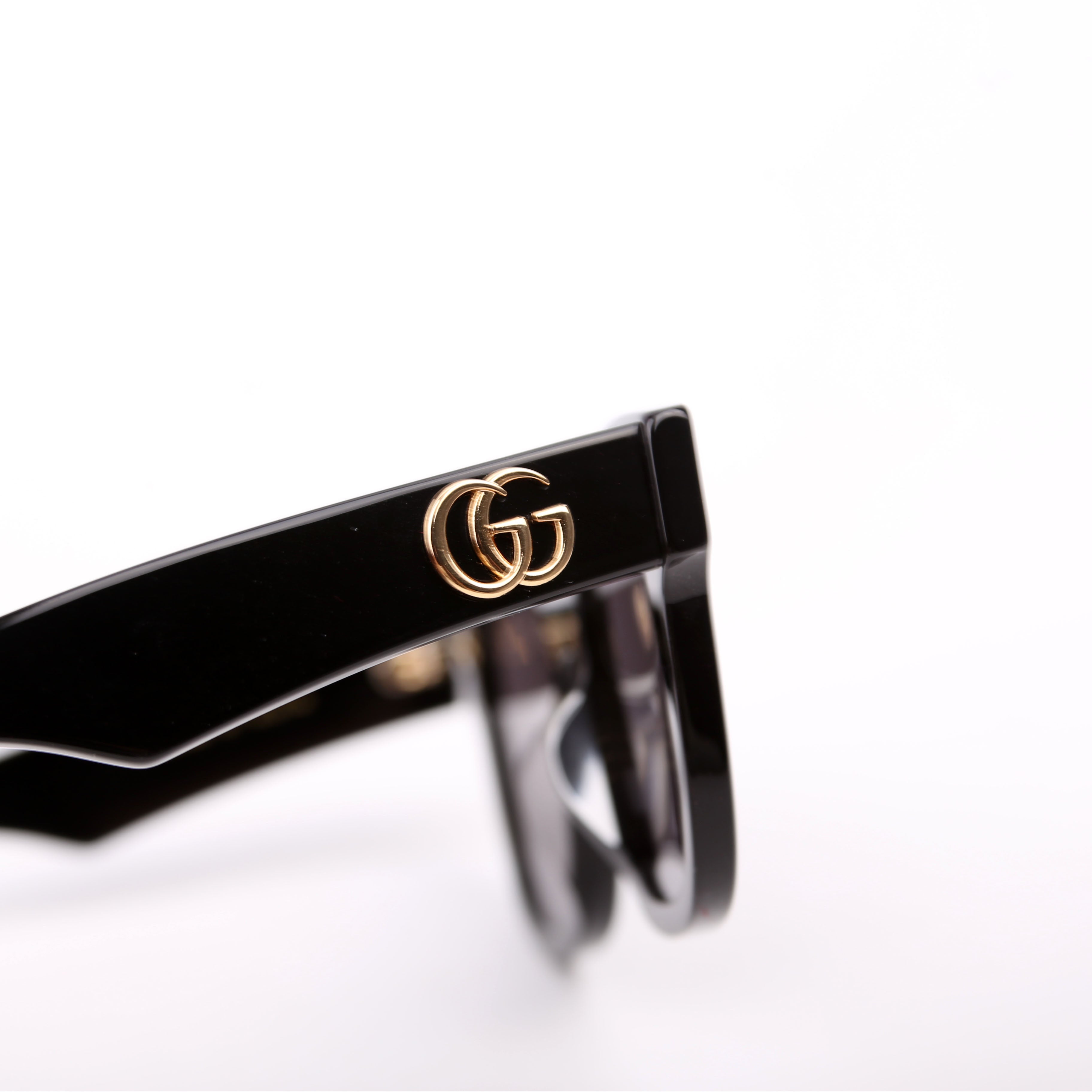 Gucci GG0998S GG Cat Eye Sunglasses Black