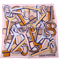 Key To My Heart 45 Silk Scarf Multicolor