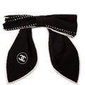 CC Bow Hair Clip Black/White