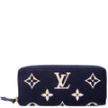 Clemence Wallet Bicolor Empreinte Navy