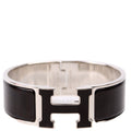 Clic Clac Wide GM Bracelet Silver/Black